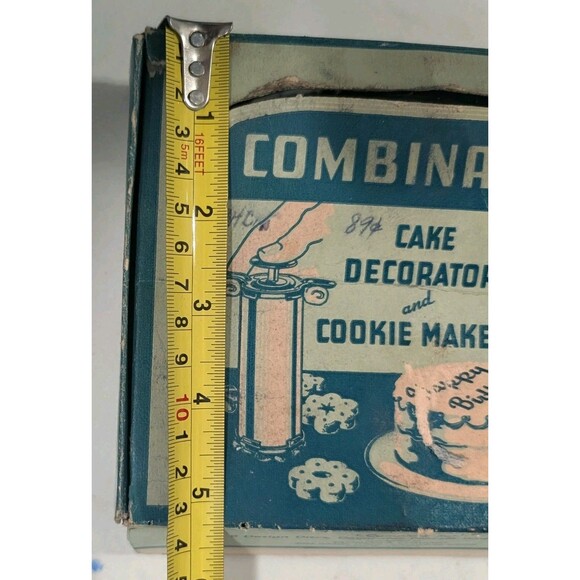 VINTAGE Jenkinson & CO COMBINATION CAKE DECORATOR & COOKIE MAKER - Picture 3 of 10